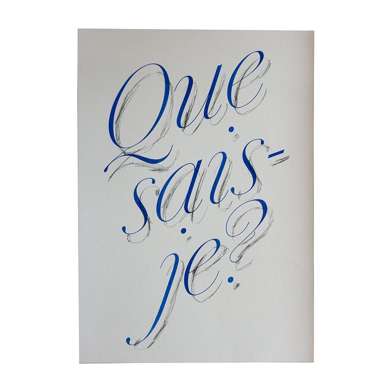 'Que Sais-Je?' Poster