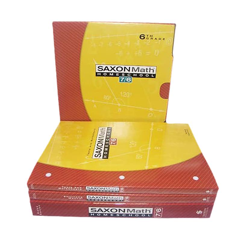 Saxon Math 7/6 Homeschool Kit (4th edition)