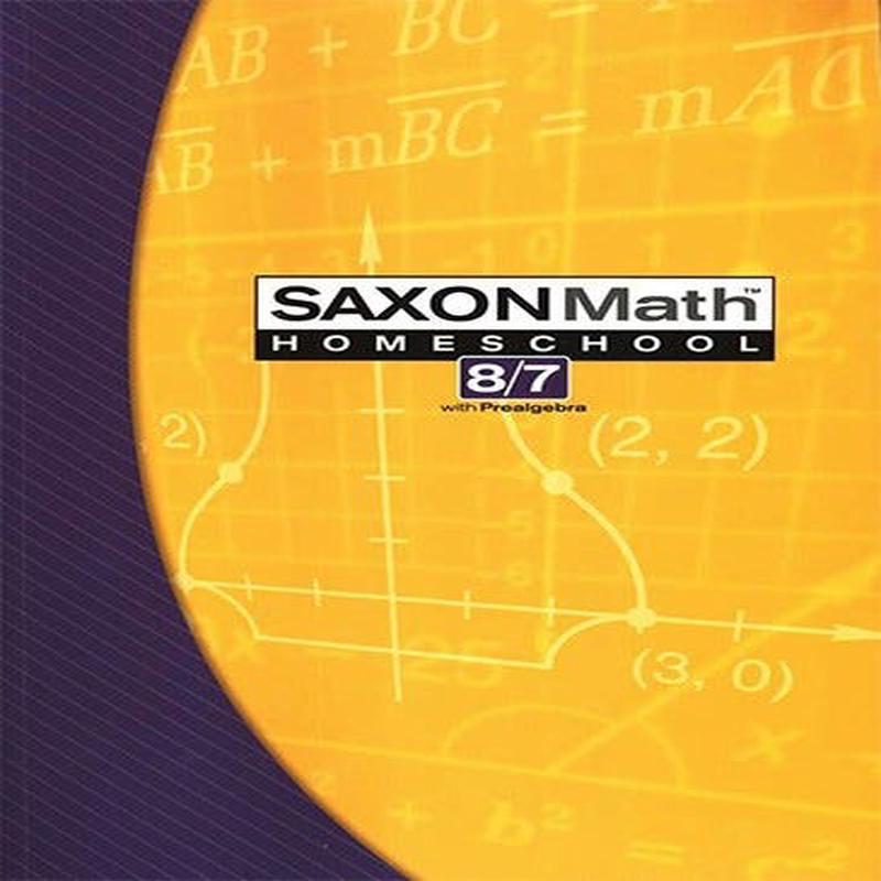 Saxon Math 8/7 Homeschool Kit (3rd edition)