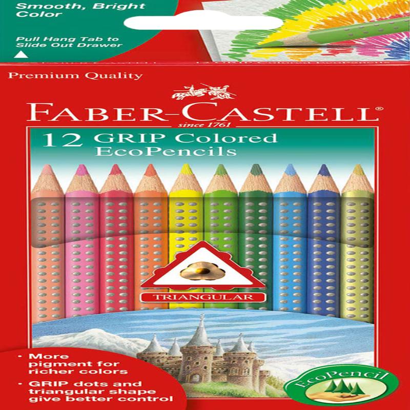 12 Grip Colored EcoPencils