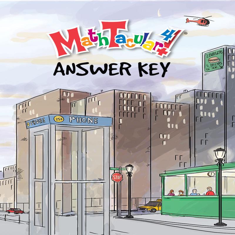 MathTacular 4 Answer Key