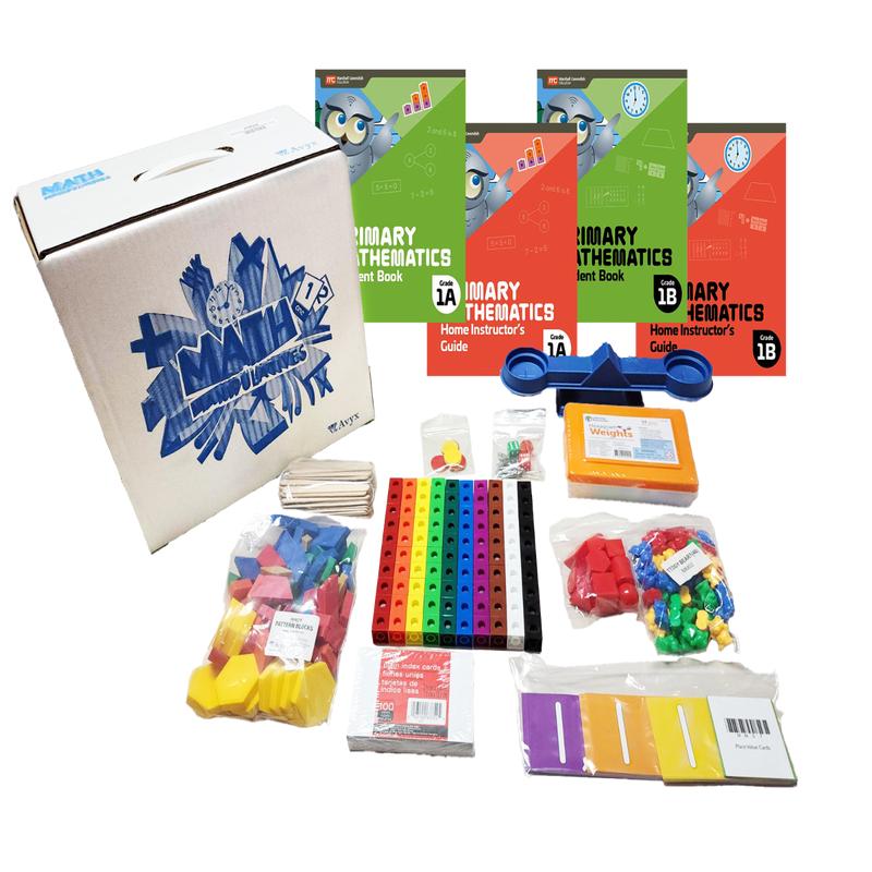 Singapore Primary Math 2022 Edition 1 with Math Manipulatives