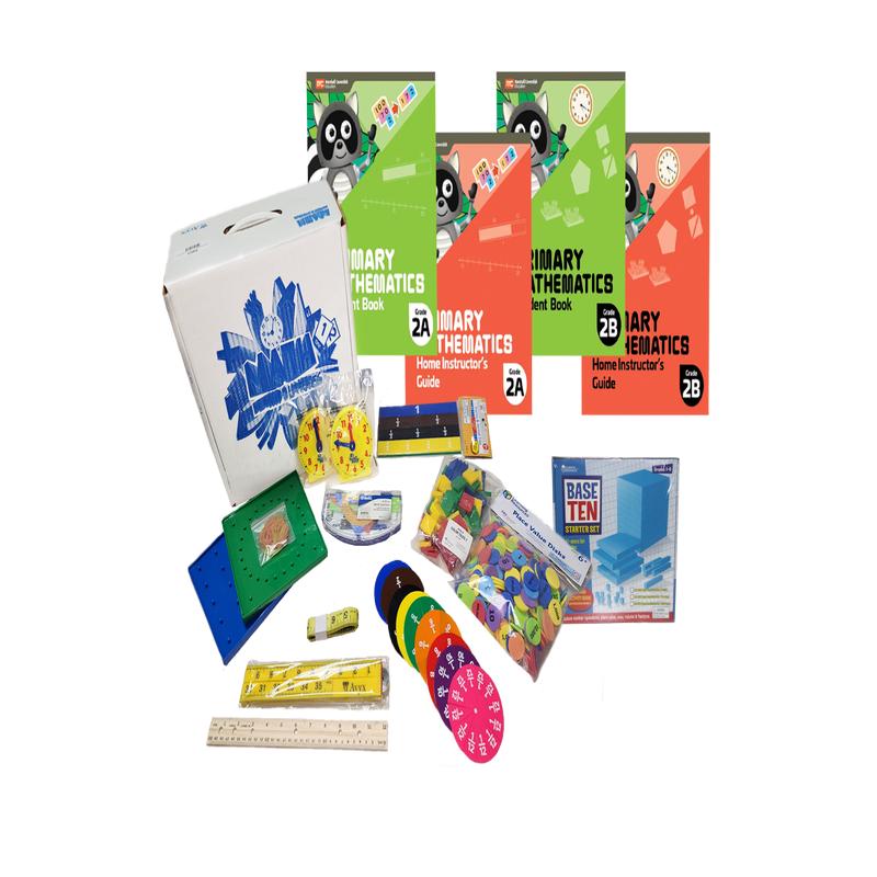 Singapore Primary Math 2022 Edition 2 with math manipulatives