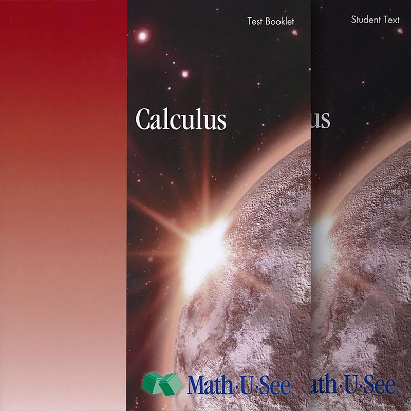 Math-U-See Calculus Student Workbook/Tests