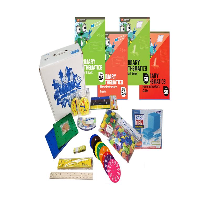 Singapore Primary Math 2022 Edition 5 with Math Manipulatives