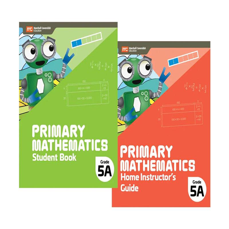 Singapore Primary Math 2022 Edition 5A Set
