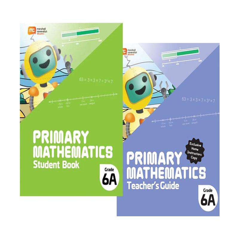 Singapore Primary Math 2022 Edition 6A Set