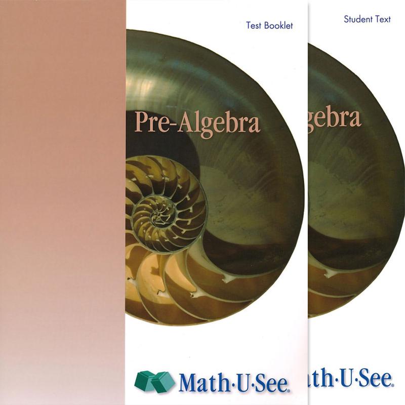 Math-U-See Pre-Algebra Student Workbook/Tests