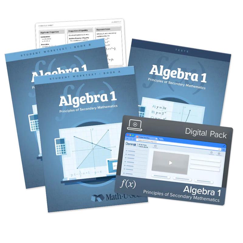 Math-U-See Algebra 1 - Principles of Secondary Mathematics Universal Set