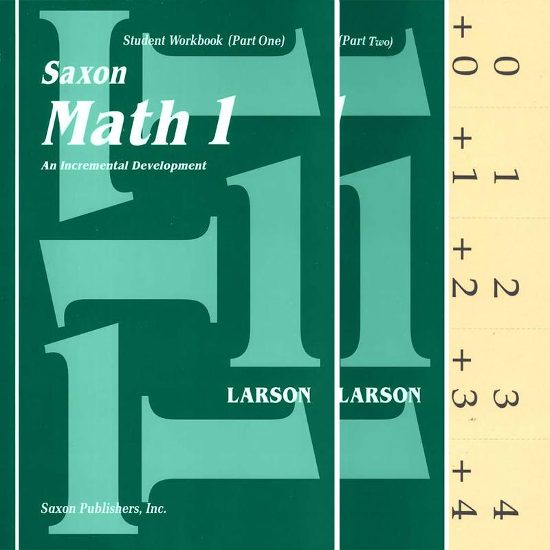 Saxon Math 1 Workbooks & Fact Cards