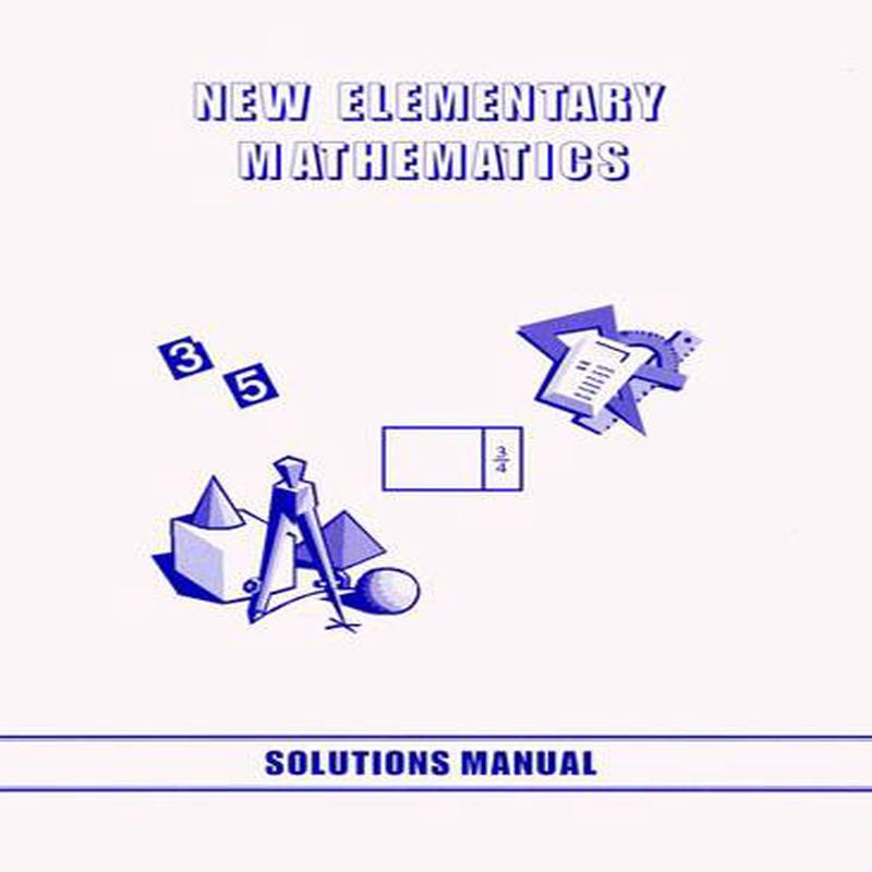 Singapore New Elementary Math 1 Solutions Manual only