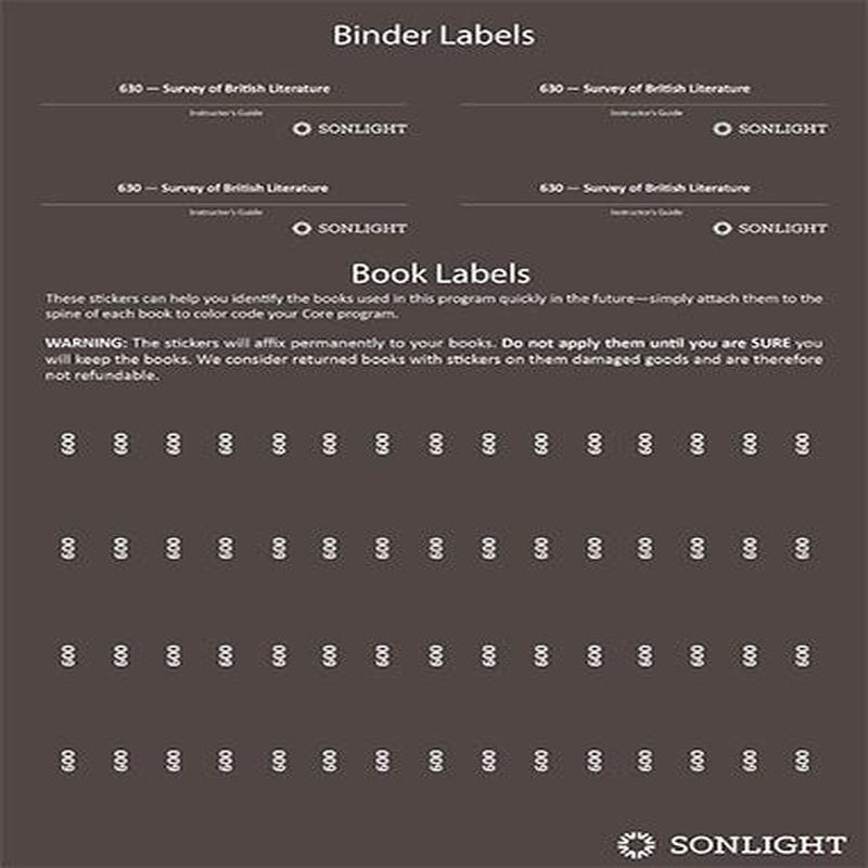 Sheet of Book Labels 600