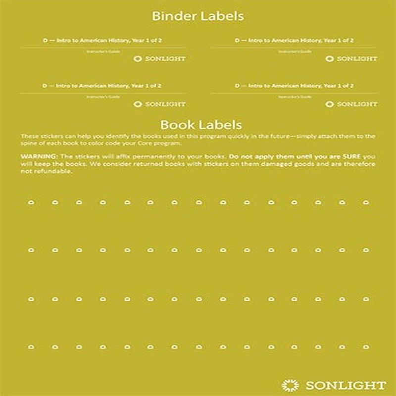 Sheet of Book Labels D