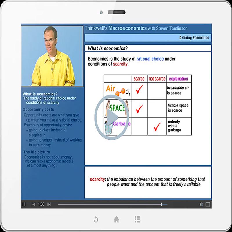 Thinkwell Economics Internet Course