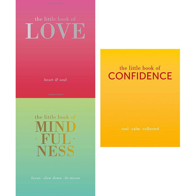 Tiddy rowan collection 3 books set (the little book of love, the little book of mindfulness, the little book of confidence: cool calm collected)
