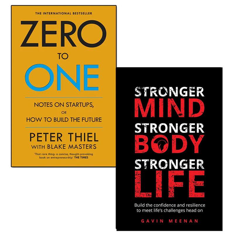 Zero to One and Stronger Mind 2 Books Collection Set