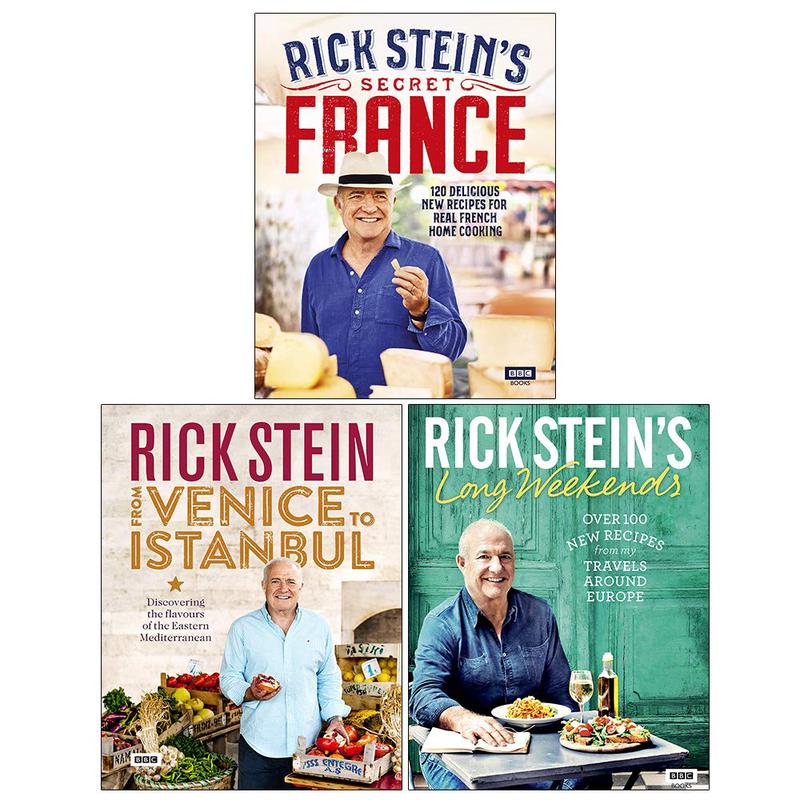 Rick Stein Collection 3 Books Set (Rick Steins Secret France, From Venice to Istanbul, Rick Stein's Long Weekends)