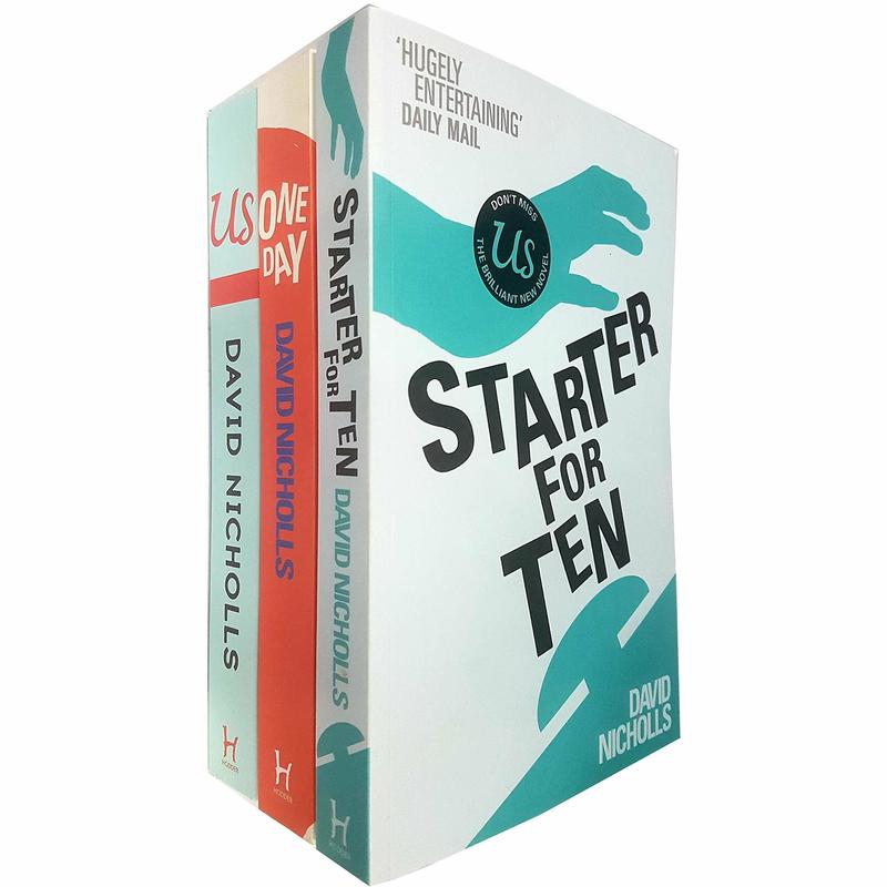 David Nicholls Collection 3 Books Set (Us, Starter For Ten, One Day)