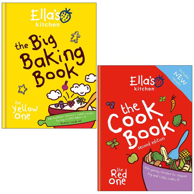 Ella's Kitchen Collection 2 Books Set (The Big Baking Book, The Cookbook: The Red One)