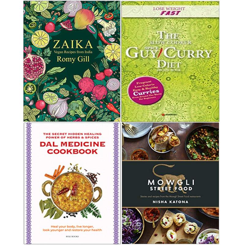 Zaika, Lose Weight , Dal , Mowgli Street Food [Hardcover] 4 Books Collection Set