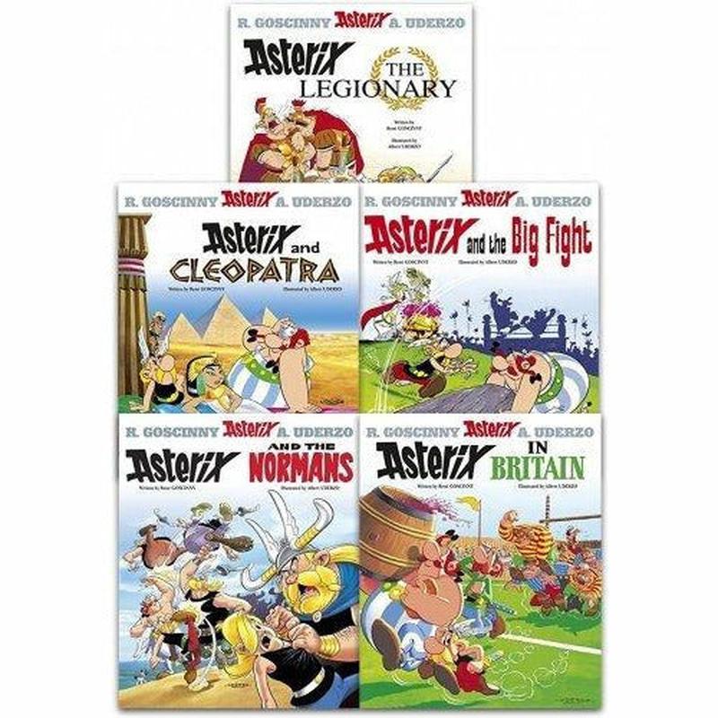 Asterix Series 2 Collection 5 Books Set (Book 6-10) (Cleopatra, the Big Fight, Asterix in Britain)