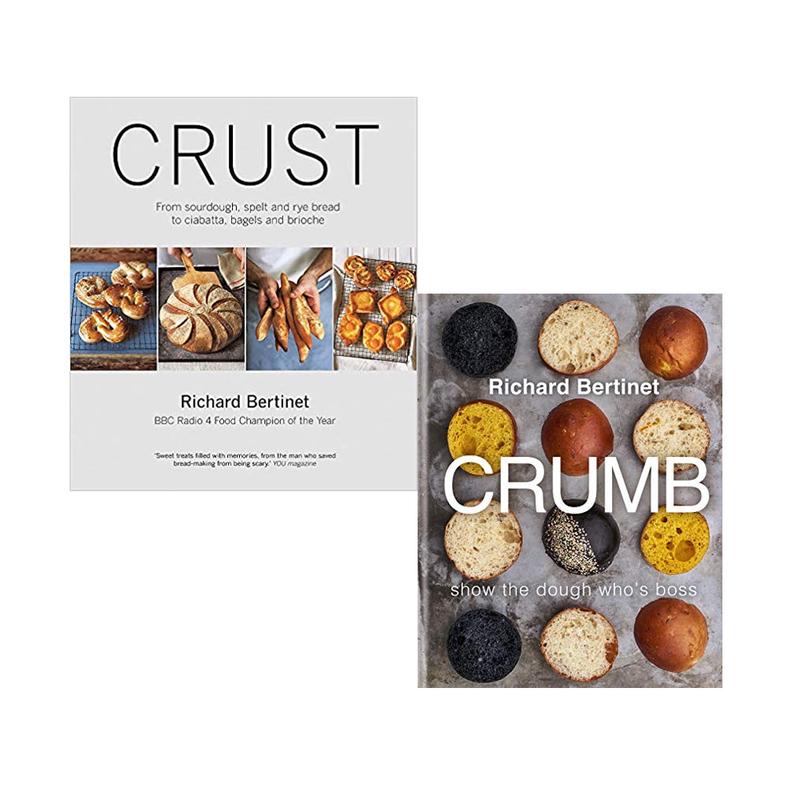 Crumb Show The Dough Who's Boss [Hardcover], Crust 2 Books Collection Set By Richard Bertinet