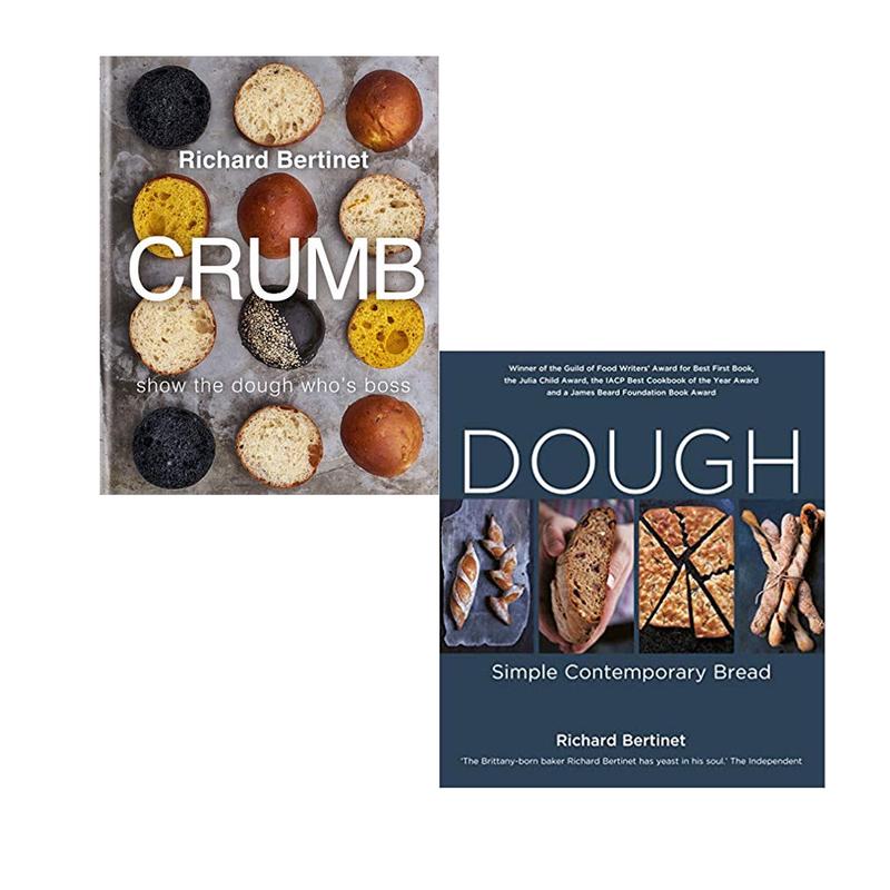 Crumb Show The Dough Who's Boss [Hardcover], Dough 2 Books Collection Set By Richard Bertinet