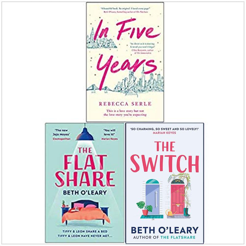 In Five Years , The Flatshare, The Switch  3 Books Collection Set
