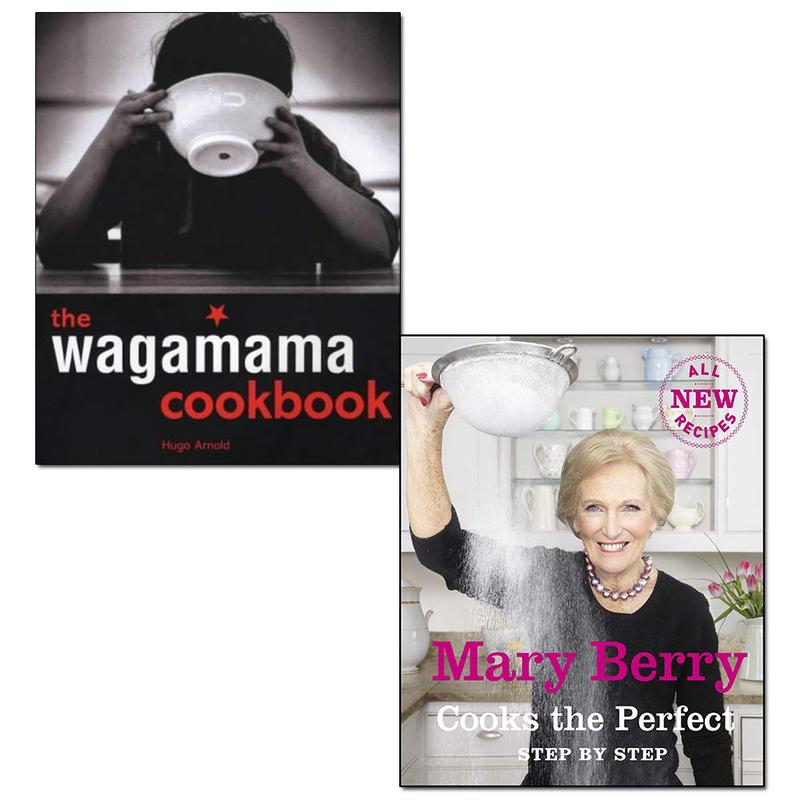 Wagamama cookbook, mary berry cooks the perfect [flexibound] 2 books collection set