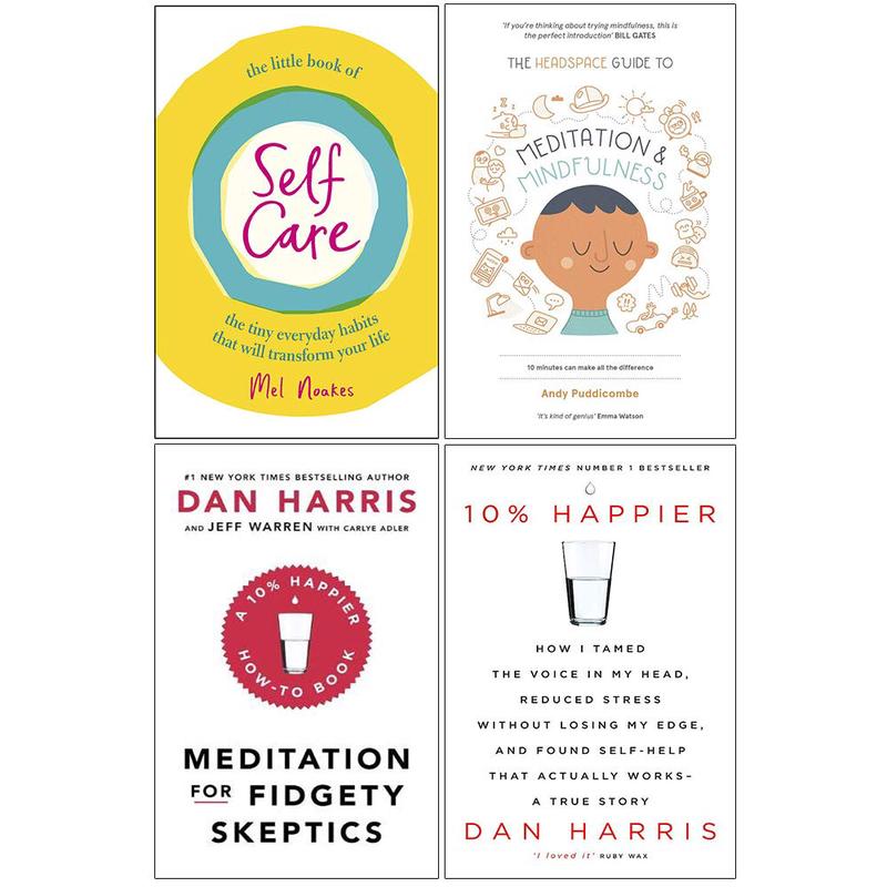 Little Book, Headspace Guide, Meditation, 10% Happier 4 Books Collection Set
