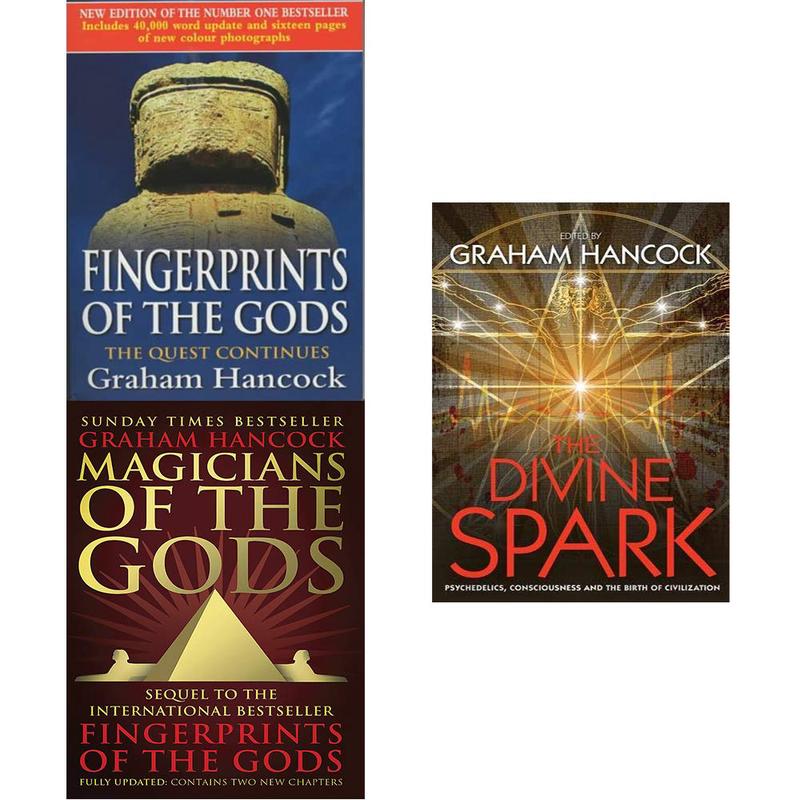 Graham Hancock Collection 3 Books Set (Magicians of the Gods, Fingerprints Of The Gods, The Divine Spark)