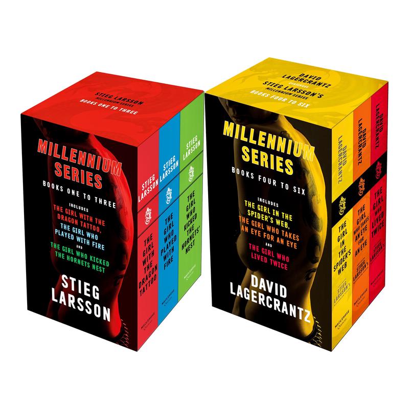Millennium series 6 Books Complete Collection Box Set by Stieg Larsson & David Lagercrantz (Books 1 - 6)