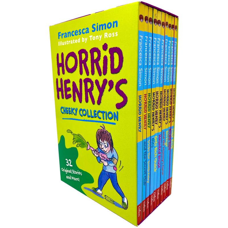 Horrid Henry's Cheeky Collection 10 Books Box Set by Francesca Simon (32 Original Stories and More!)