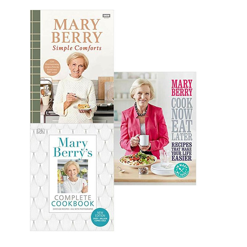 Mary Berry 3 Books Collection Set (Cook Now, Eat Later,Simple Comforts, Complete)