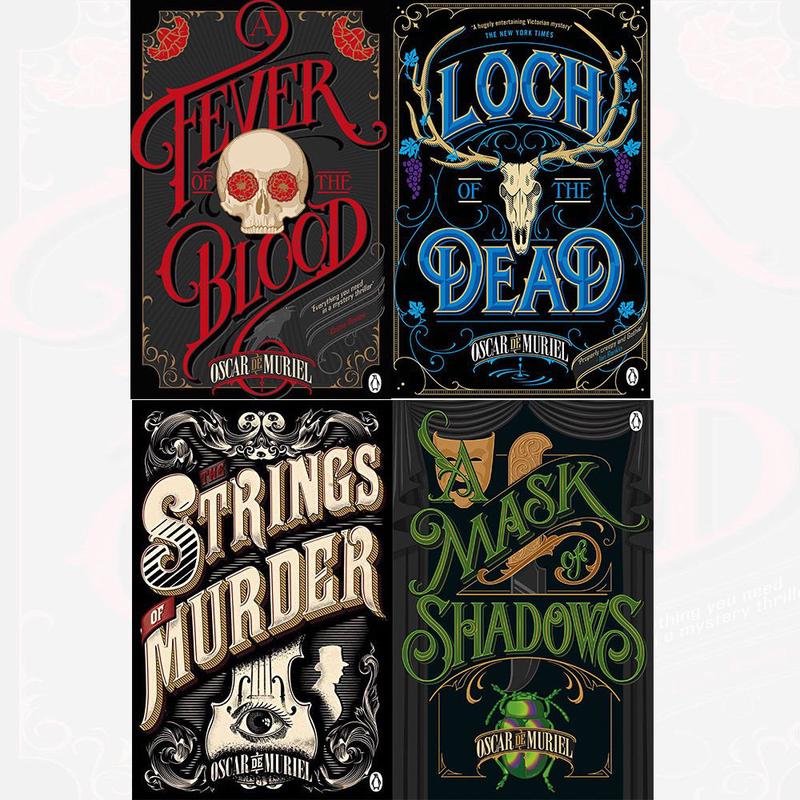 Victorian mystery series oscar de muriel 4 books collection set