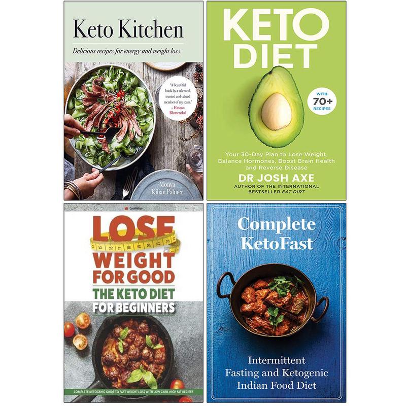 Keto Kitchen, Keto Diet, The Keto Diet for Beginners, Complete KetoFast 4 Books Collection Set