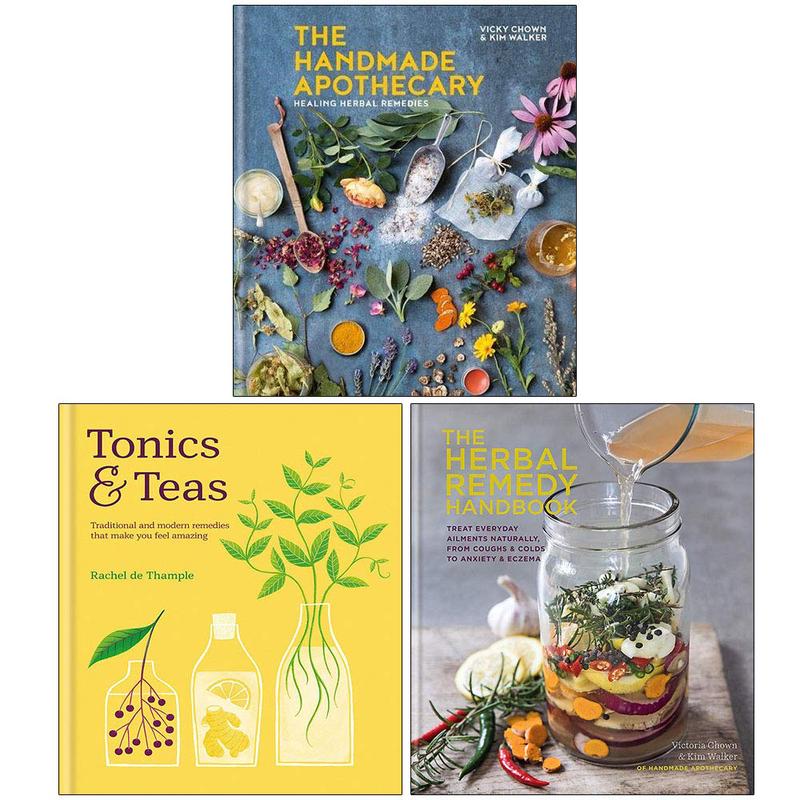 The Handmade Apothecary, Tonics & Teas, The Herbal Remedy Handbook 3 Books Collection Set