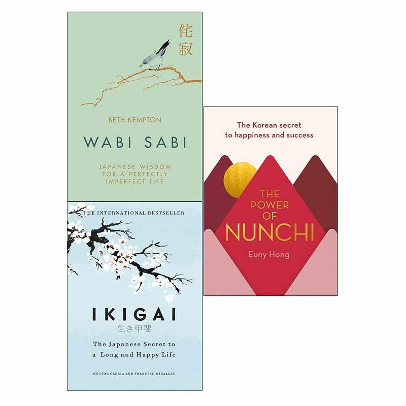 Power of Nunchi, Ikigai, Wabi Sabi 3 Books Collection Set Hardcover NEW