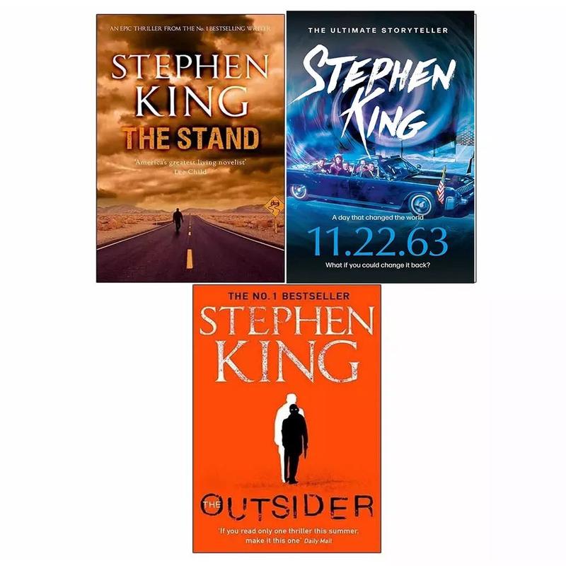 11.22.63, The Outsider, The Stand 2 Books Collection Set Paperback
