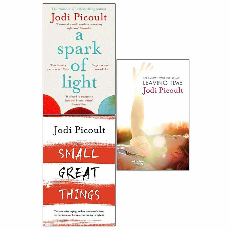 A Spark of Light, Small Great Things, Leaving Time 3 Books Collection Set