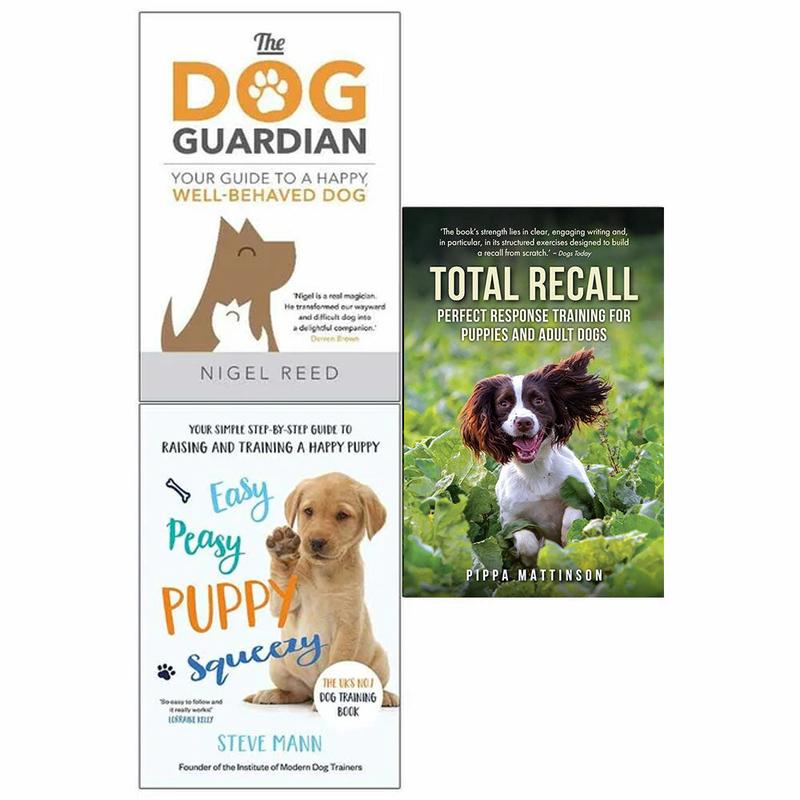 Dog Guardian, Easy Peasy Puppy, Total Recall 3 Books Collection Set