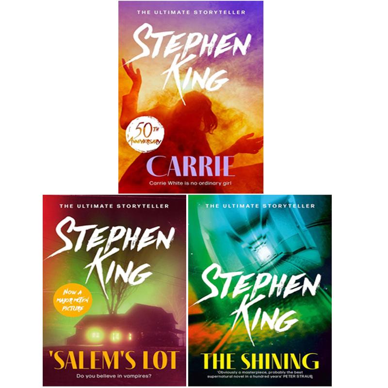 Salem's Lot, The Shining, Carrie 3 Books Collection Set Paperback