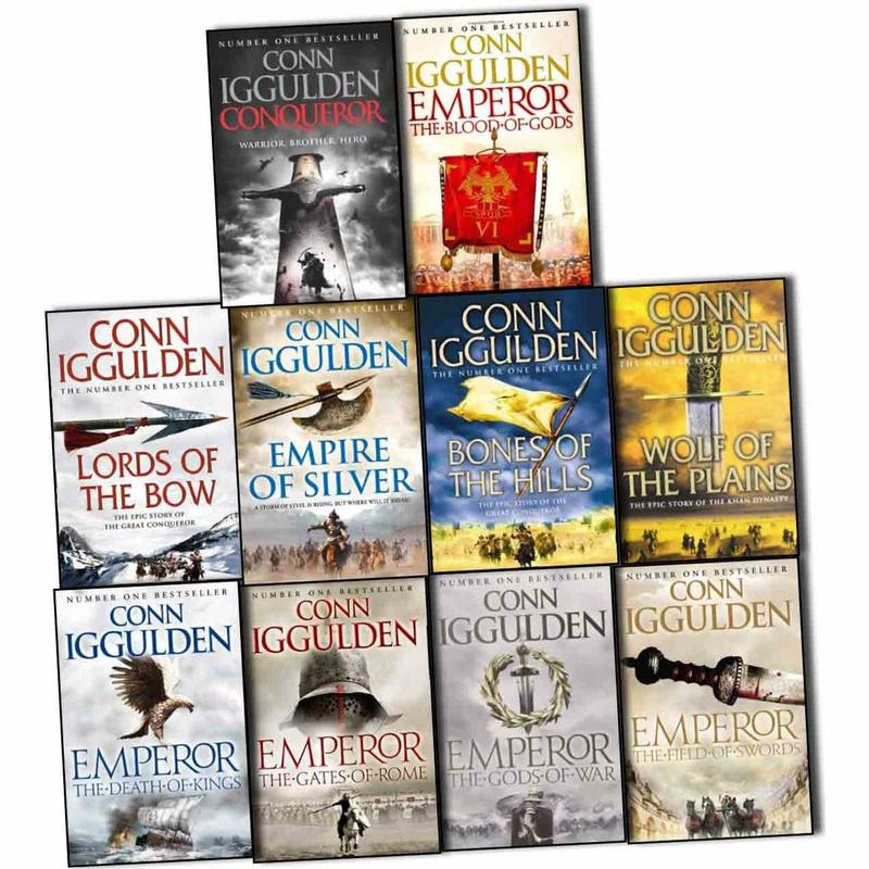 Conn Iggulden Conqueror & Emperor 10 Books Collection Pack Set
