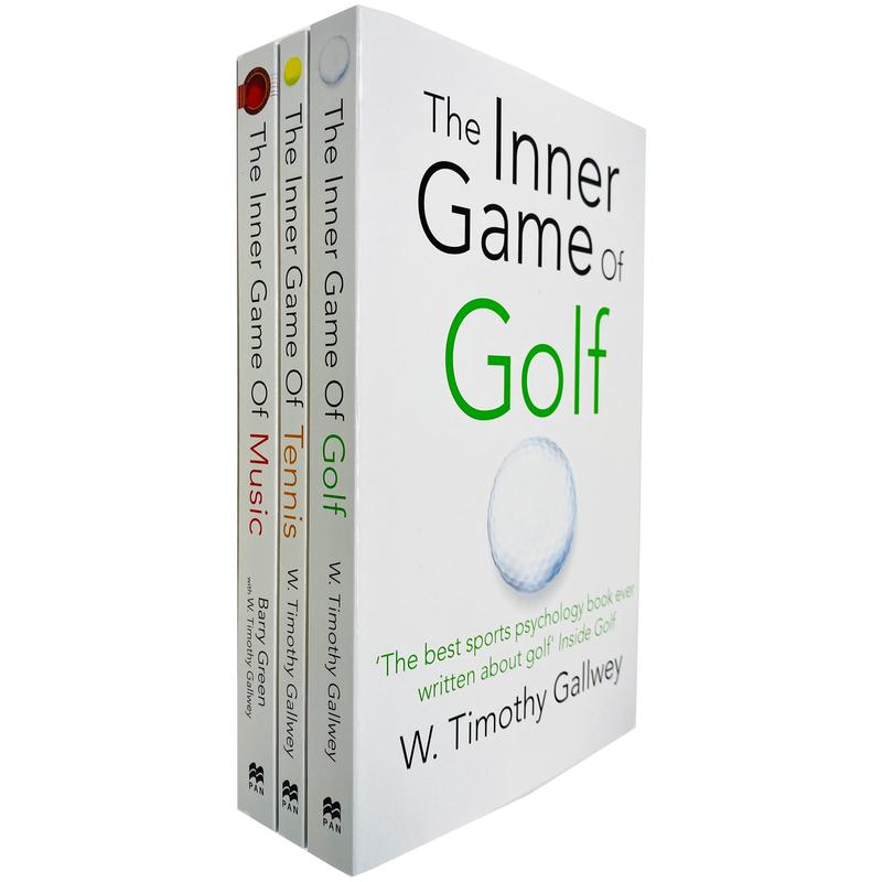 W Timothy Gallwey 3 Books Collection Set (Inner Game of Golf, Inner Game of Tennis & Inner Game of Music)