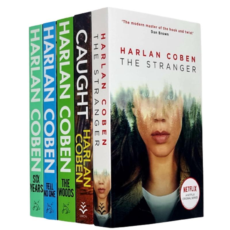 Harlan Coben 5 Books Collection Set(Tell No One,Caught,Six Years,Stranger,Woods)