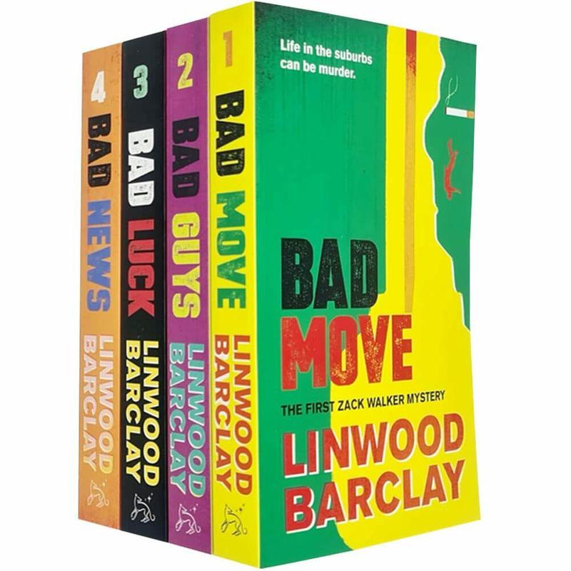 Zack Walker Mystery Series 4 Books Collection Set (Bad Move,Bad Guys,Bad Luck,Bad News)