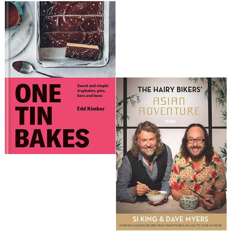 One Tin Bakes And Hairy Bikers' Asian Adventure 2 Books Collection Set