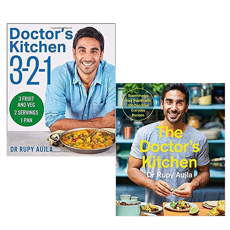 Doctors Kitchen 3-2-1: 3 fruit and veg, 2 servings, 1 pan & The Doctors Kitchen: Supercharge your health with 100 2 Books Collection Set