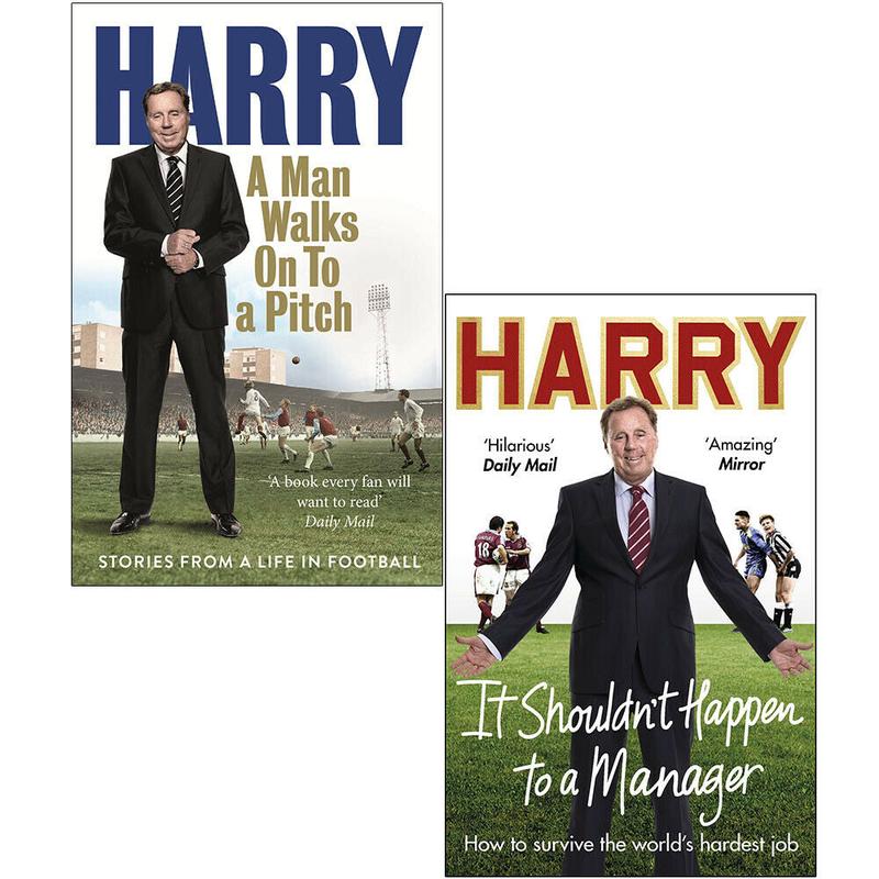 A Man Walks On To a Pitch And It Shouldnt Happen to a Manager 2 Books Set NEW