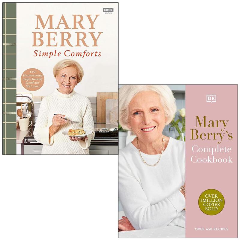 Mary Berry 2 Books Collection Set (Mary Berry's Complete Cookbook: Over 650 recipes and Mary Berry's Simple Comforts)